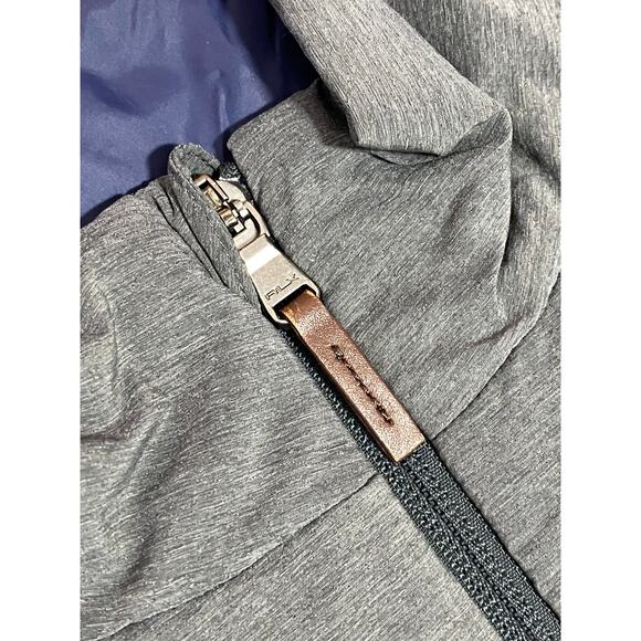 RLX Ralph Lauren Mens XXL Gray Poly Nylon Stretch Blend Puffer Full Zip Vest - Picture 8 of 13